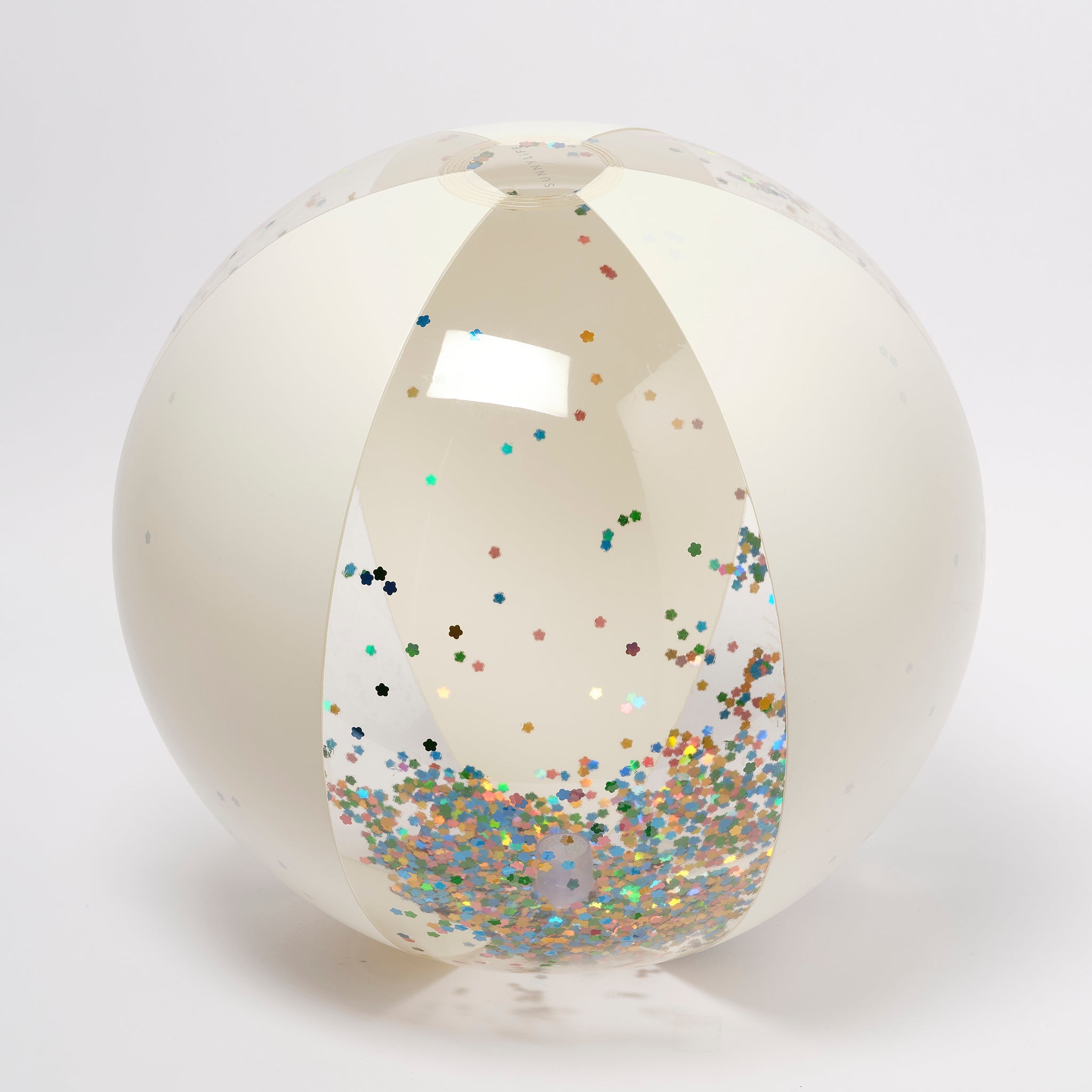 Sunnylife - कॉटन कैंडी फुलाने वाला चमकीला बीच बॉल