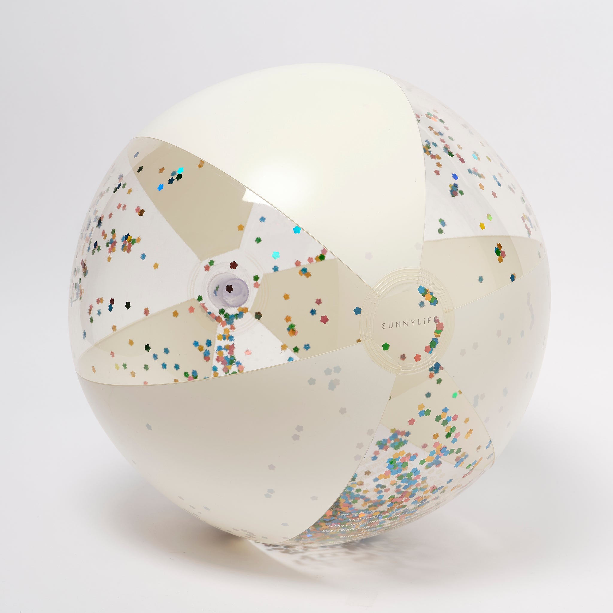 Sunnylife - कॉटन कैंडी फुलाने वाला चमकीला बीच बॉल