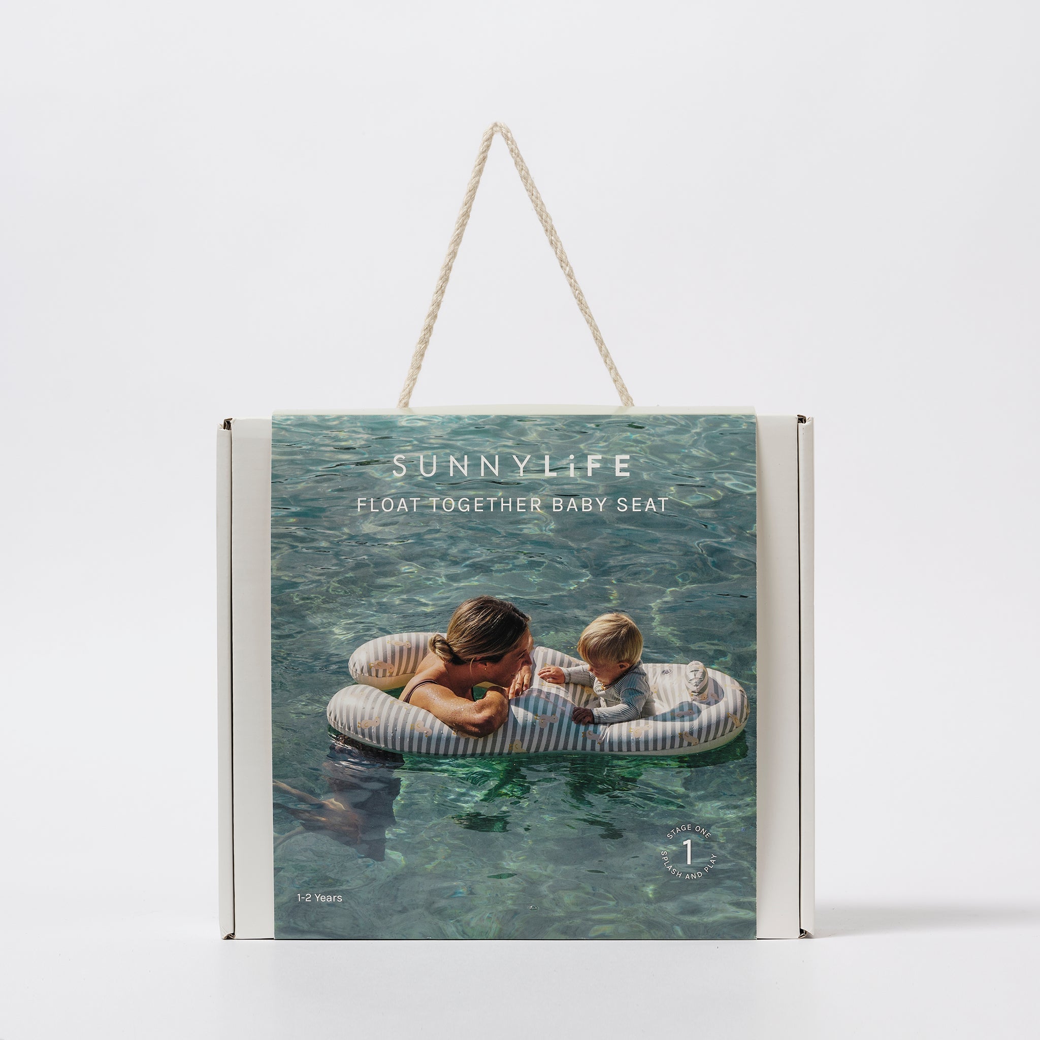 Sunnylife - Duck Sage बेबी पूल और समुद्र के लिए फुलाने वाला कुर्सी