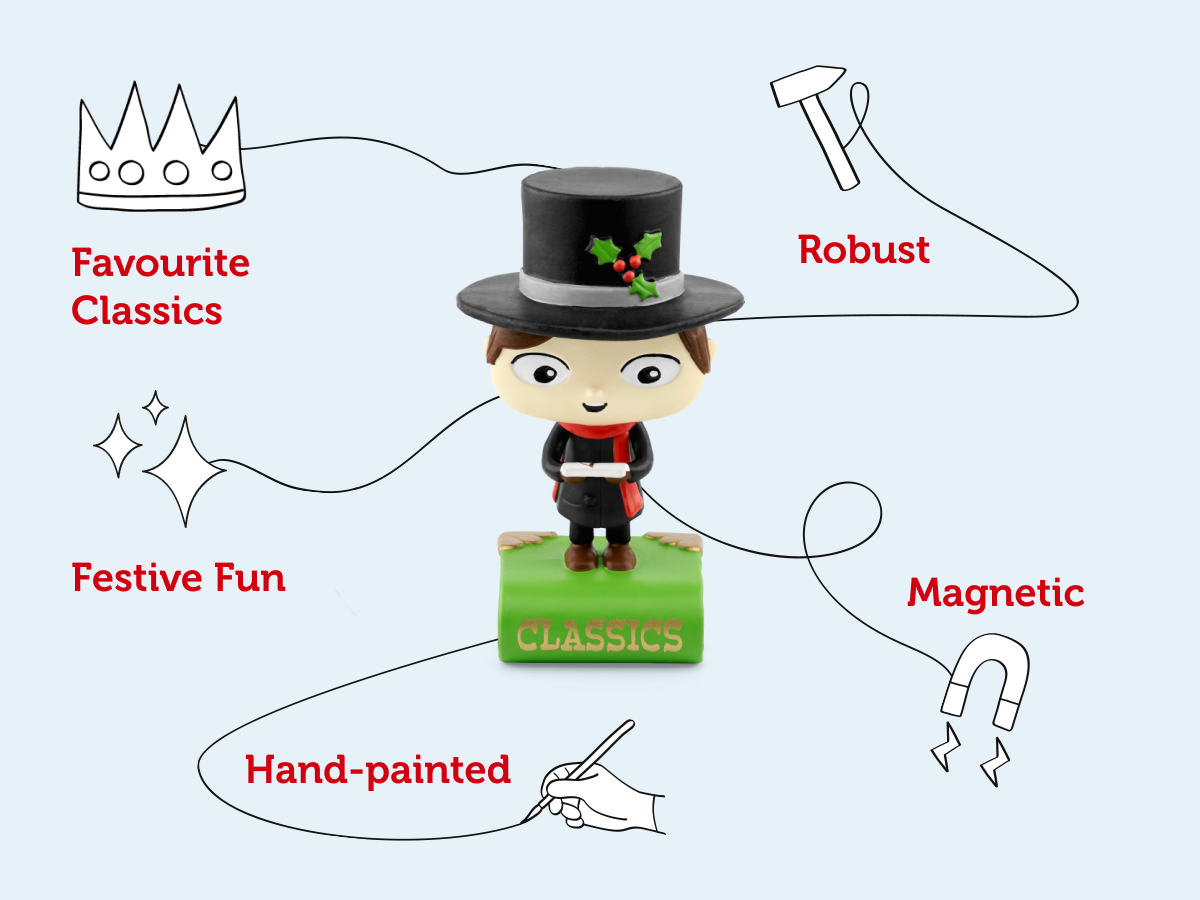 Tonies - एक क्रिसमस गीत और क्लासिक क्रिसमस कहानियाँ अंग्रेज़ी ध्वनि आकृति