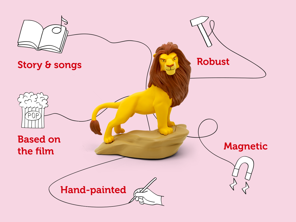 Tonies - Disney क्लासिक्स द लॉयन किंग अंग्रेज़ी वॉइस फिगर