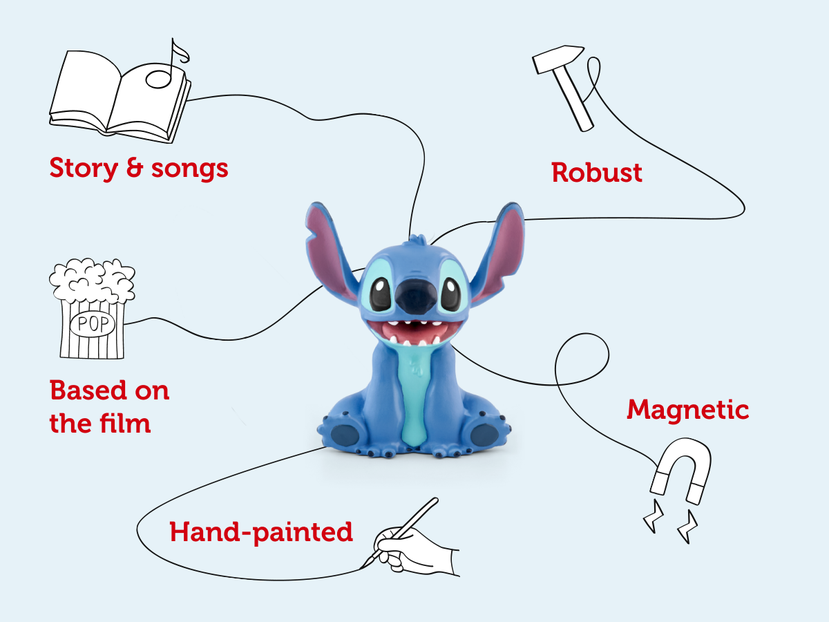 Tonies - Disney लिलो और स्टिच अंग्रेज़ी आवाज़ वाला आंकड़ा