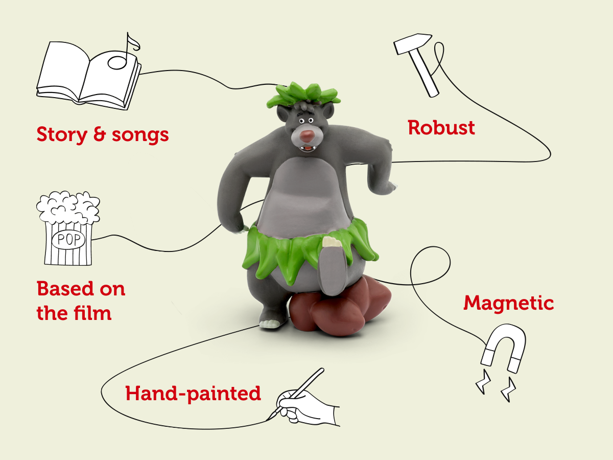 Tonies - Disney जंगल पुस्तक अंग्रेज़ी ध्वनि आकृति