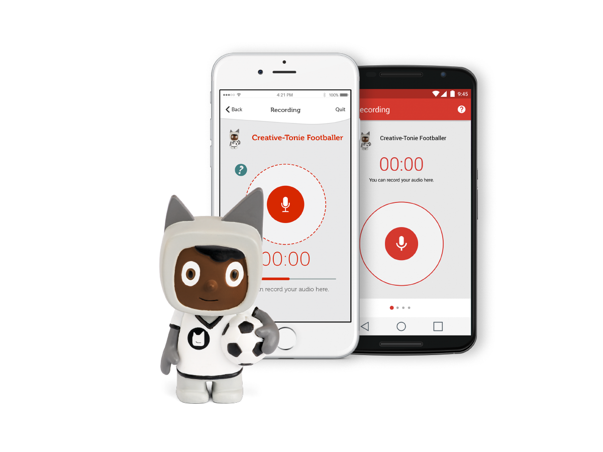 Tonies - फुटबॉलर रचनात्मक ध्वनि रिकॉर्डिंग आकृति