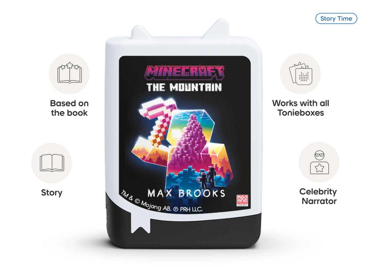 Tonies - मैक्स ब्रूक्स Minecraft: पहाड़ अंग्रेज़ी आवाज़ वाला आंकड़ा