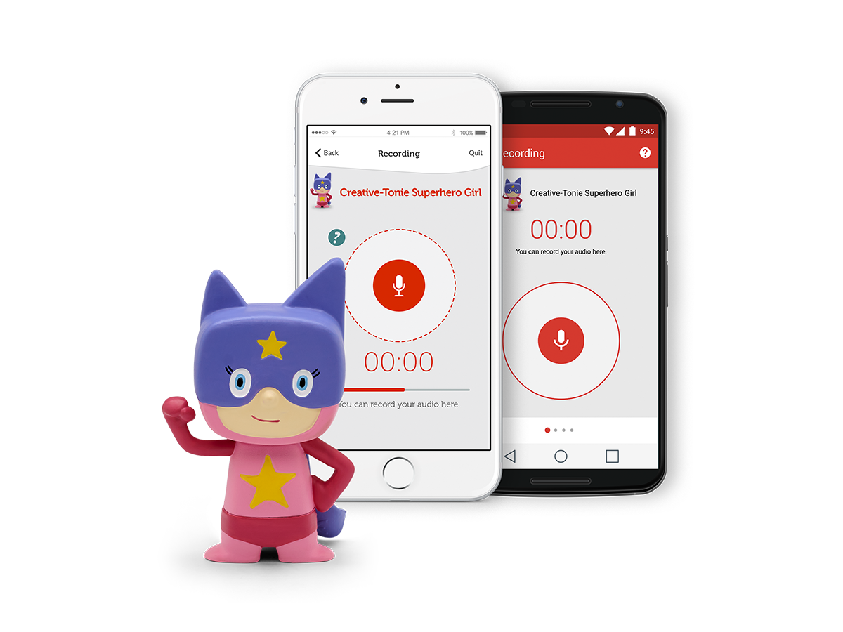 Tonies - सुपर हीरो लड़की रचनात्मक ध्वनि रिकॉर्डिंग आकृति