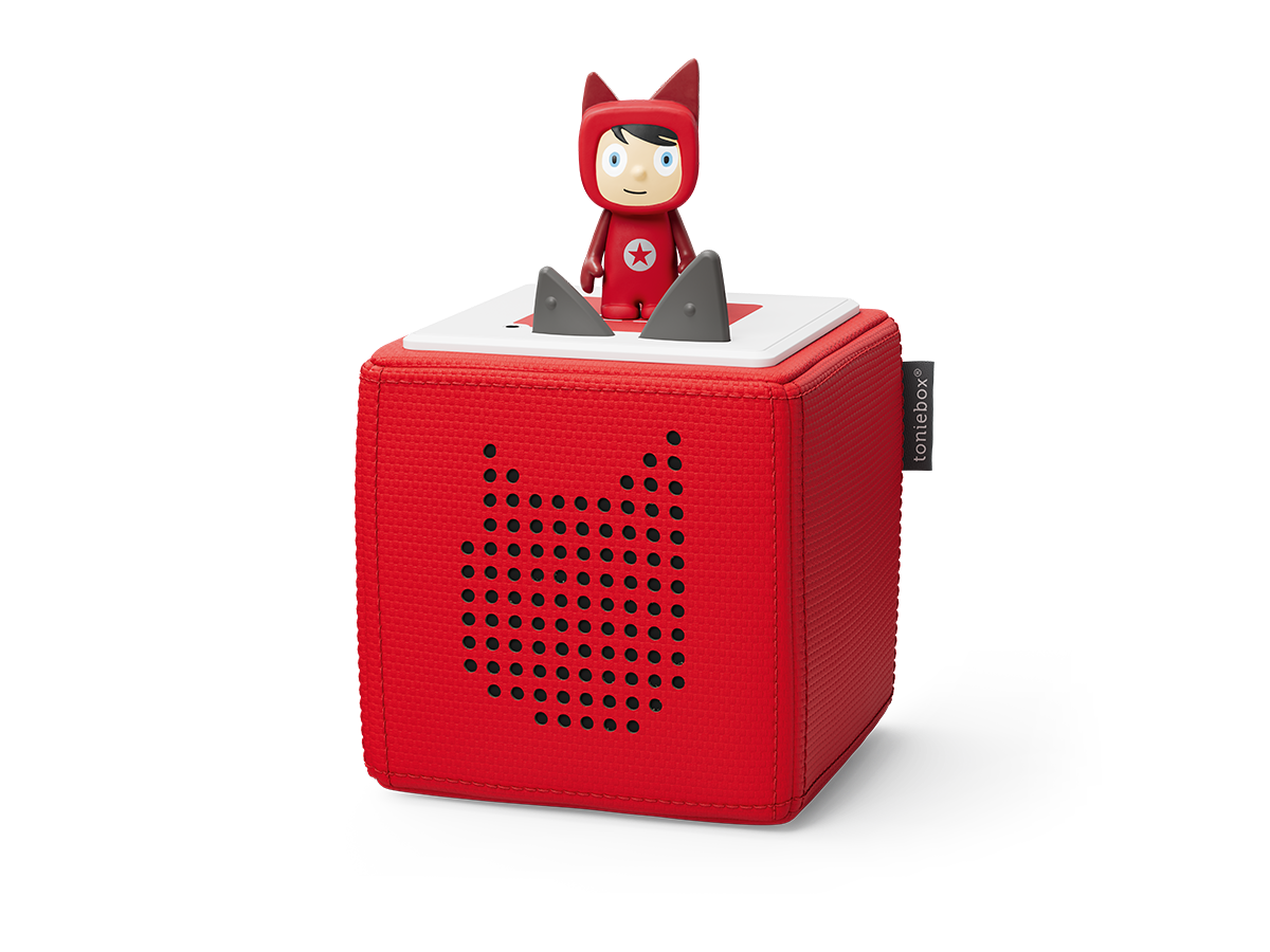 Tonies - Toniebox 1 लाल शुरुआत सेट बॉक्स