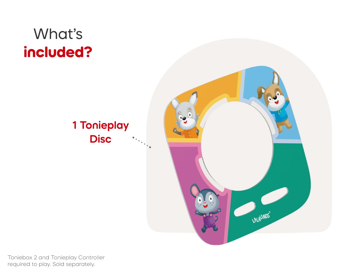 Tonies - Tonieplay Lalalinos: बम्बालू में आपका दिन! अंग्रेज़ी Toniebox 2 खेल