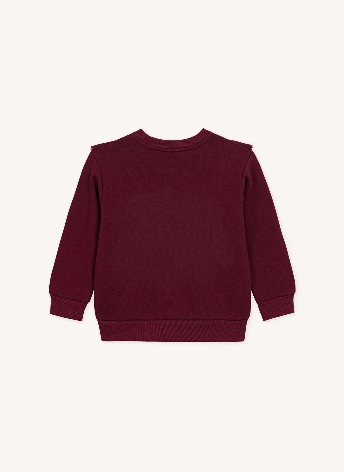 Petit Bateau - PB fırfırlı sweatshirt | Bordo
