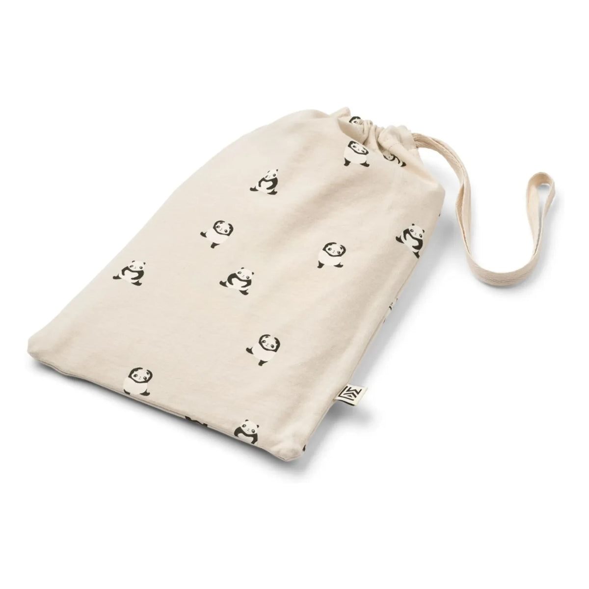 Liewood - Birk पांडा पजामा ऑर्गेनिक कॉटन | बेज