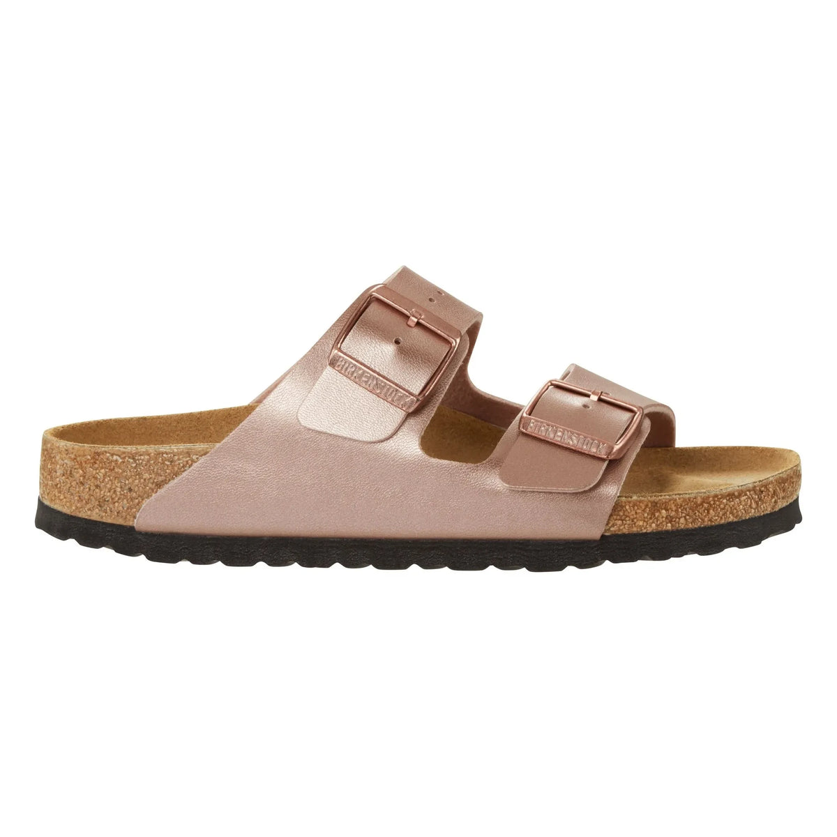 BIRKENSTOCK - एरिज़ोना बिरको-फ्लोर सैंडल | शैंपेन रोज़