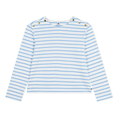 Petit Bateau - नीली मरीनियेर बटन वाली बेल (घंटी)