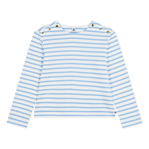 Petit Bateau - नीली मरीनियेर बटन वाली बेल (घंटी)