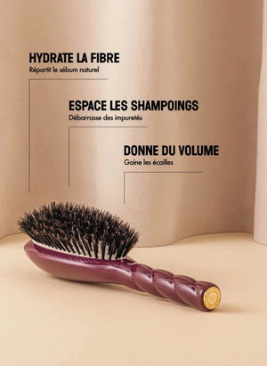La Bonne Brosse - L'Universelle Saç Fırçası No. 01 - Bakım ve Parlaklık | Aubergine