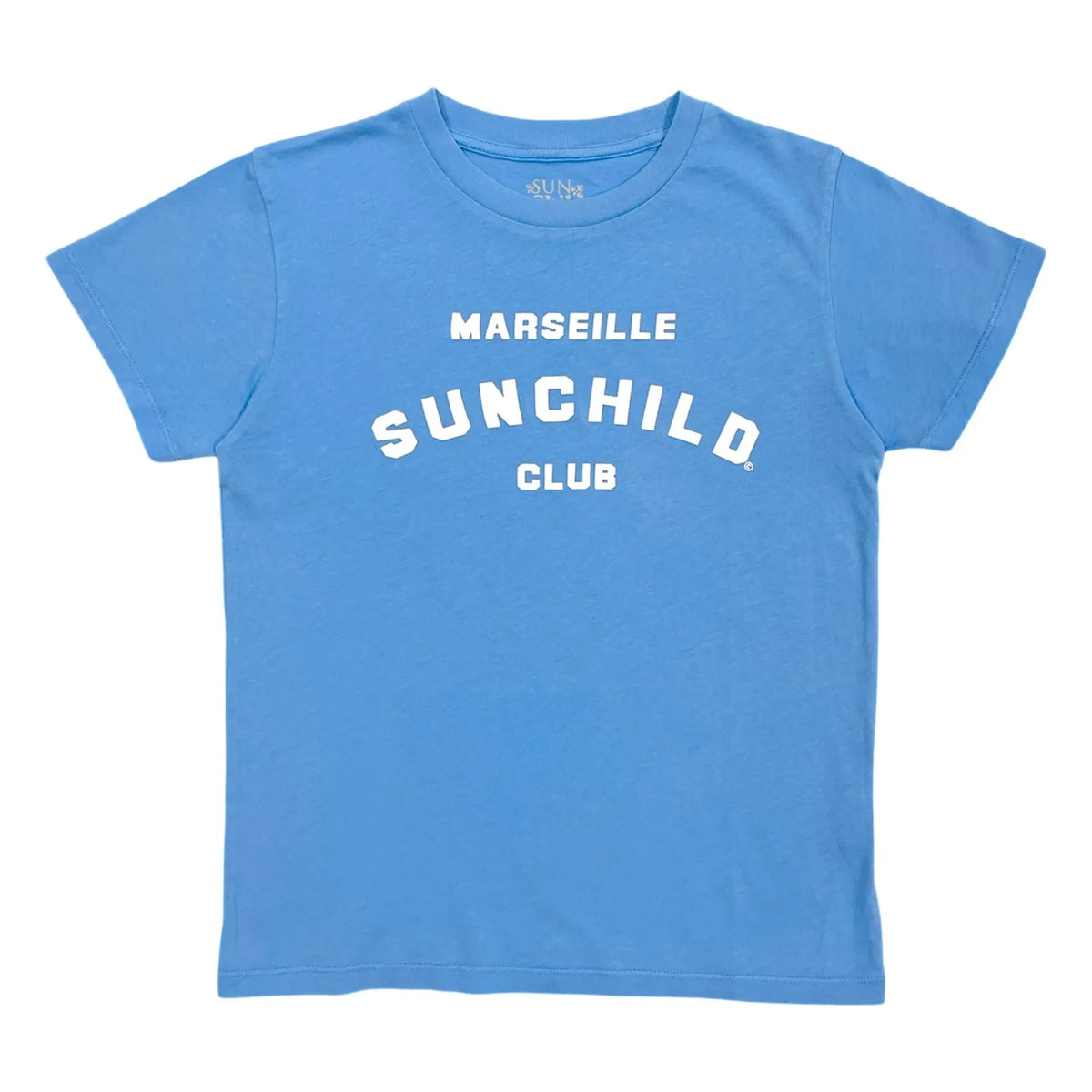 Sunchild - आसमानी नीला क्लब टी-शर्ट
