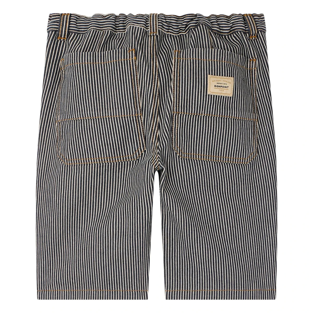 Bonpoint - लेवोन ऑर्गेनिक कॉटन शॉर्ट्स | ग्रे