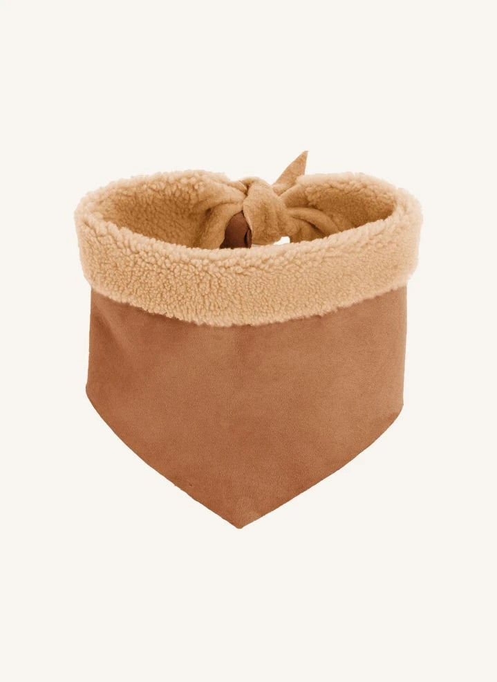 ILDA'S sheep - Çift Taraflı Merinos Yünü Bandana | Bej