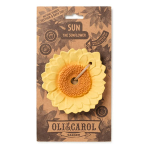 Oli & Carol - Sun the sunflower दांतों का खिलौना (टीथर)