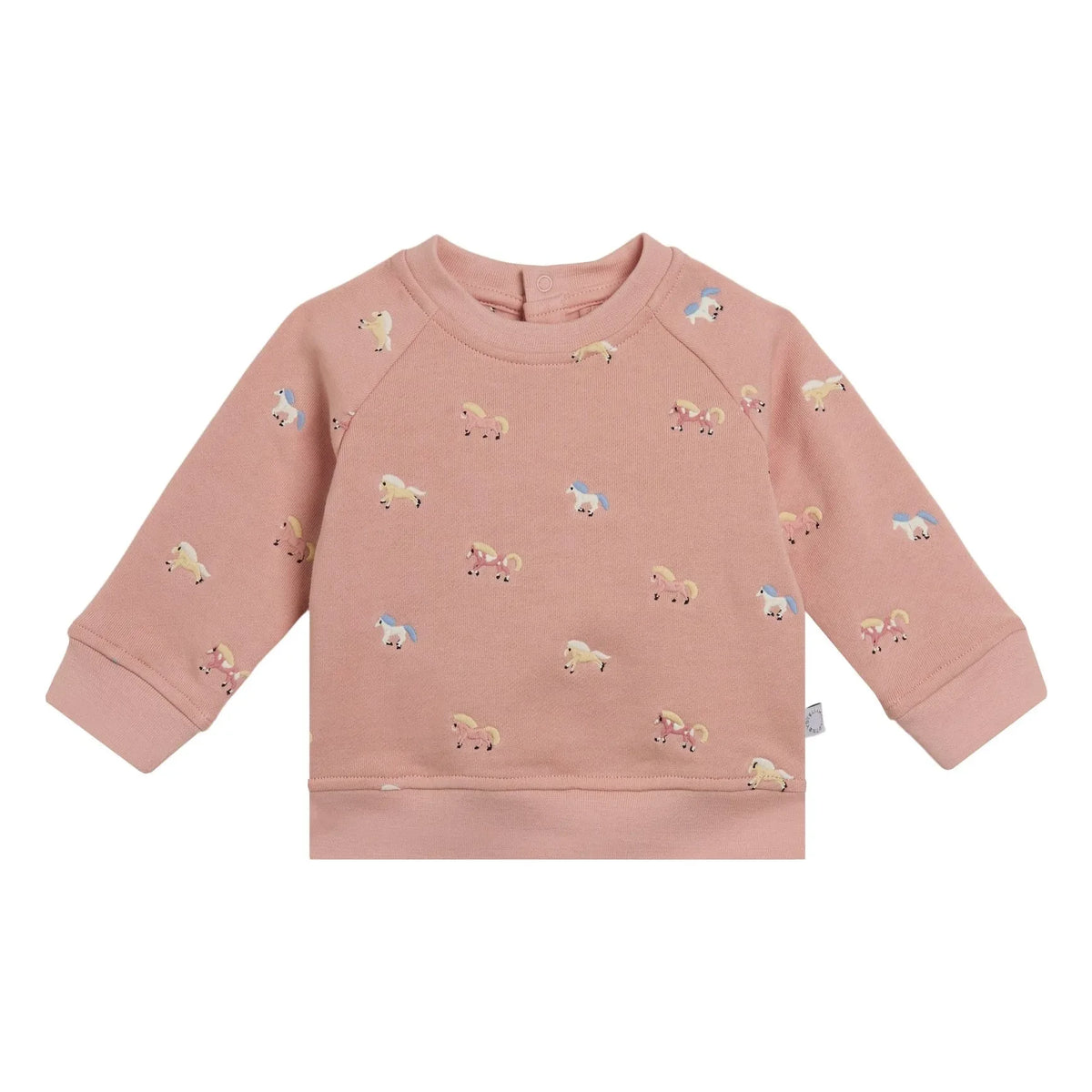 Stella McCartney Kids - गुलाबी घोड़ा स्वेटशर्ट
