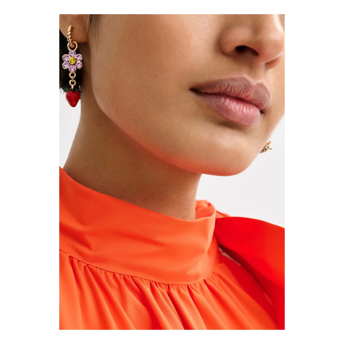Essentiel Antwerp - Jolan झुमके | लाल