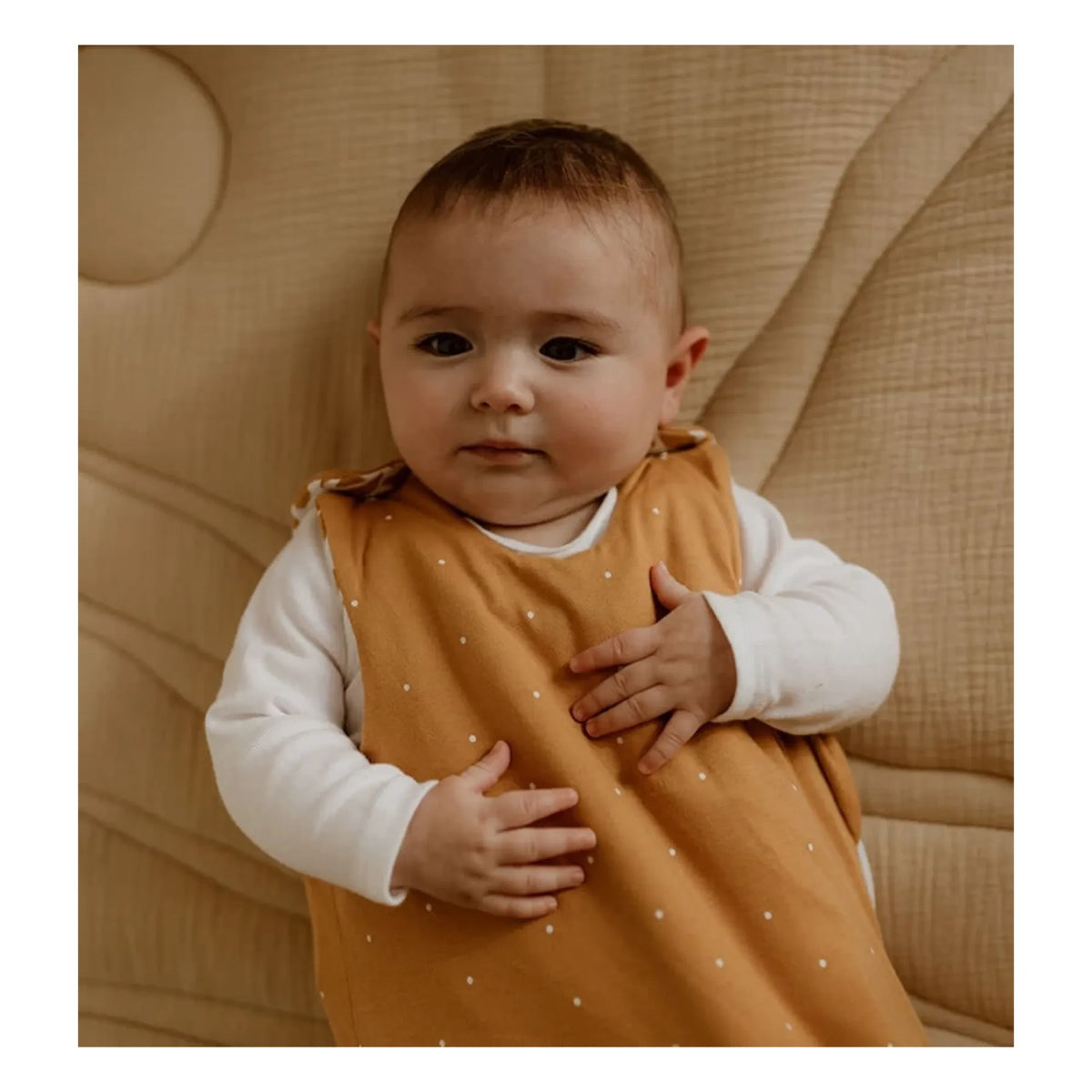 Les Petites Billes - Oursons बहु-मौसमी, दोतरफा स्लीपिंग बैग | कारमेल