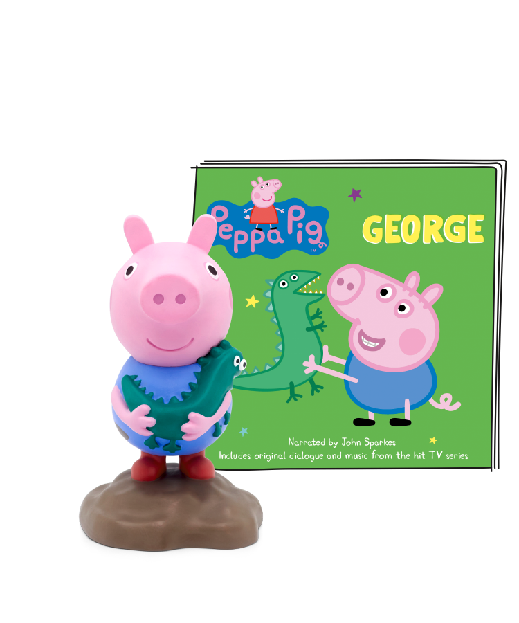 Tonies - İngiliz Peppa Pig Ve George Sesli Figür-Dinossi
