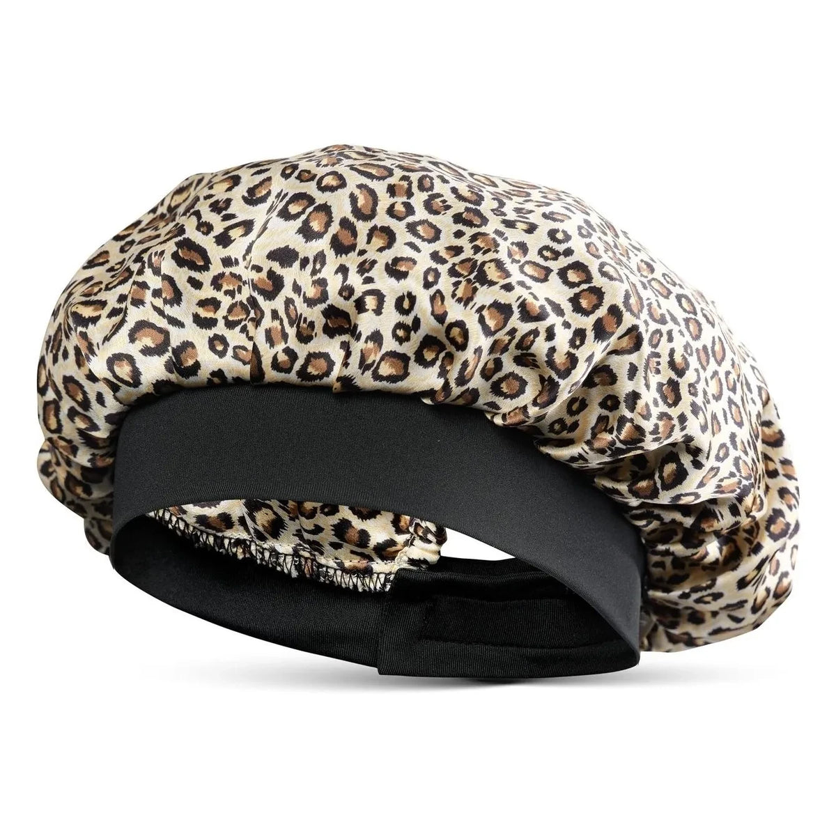 Emily's Pillow - Leopar Desenli İpek Gece Bonesi