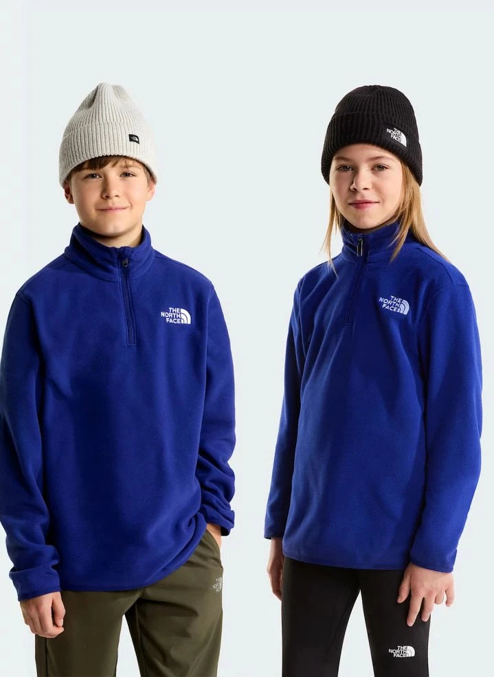 The North Face - Glacier Trucker Tarzı Kapüşonlu Polar | Kraliyet mavisi