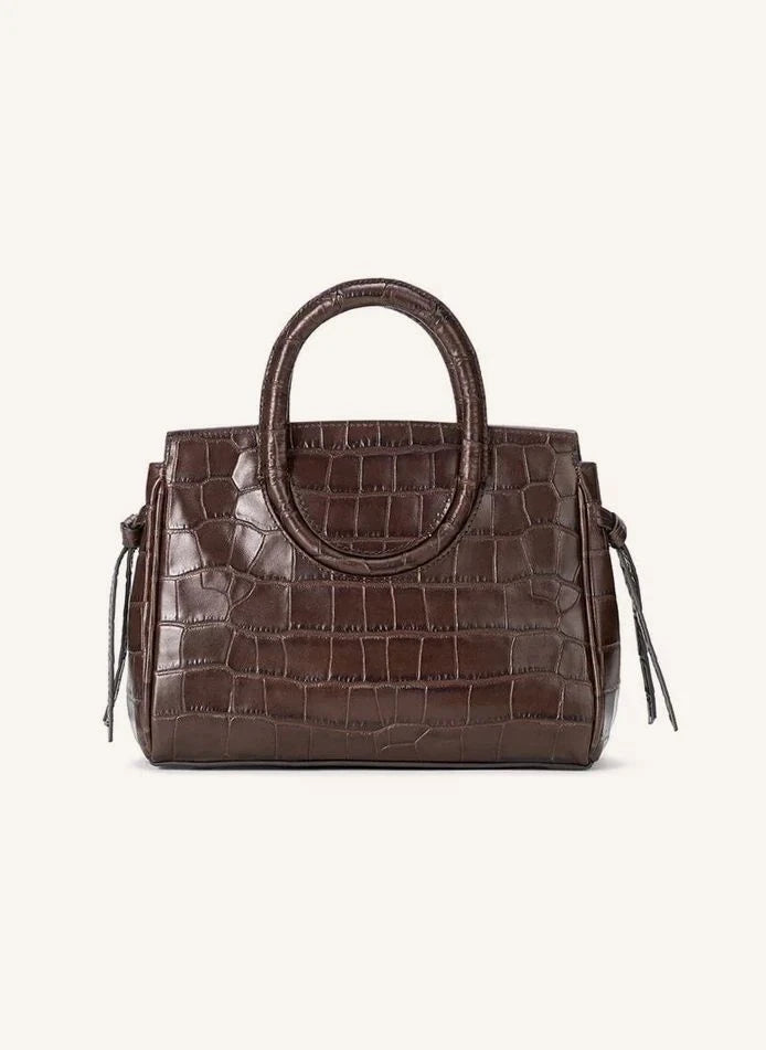 Staud - Maude Mini Carryall Çanta | Koyu Kahverengi