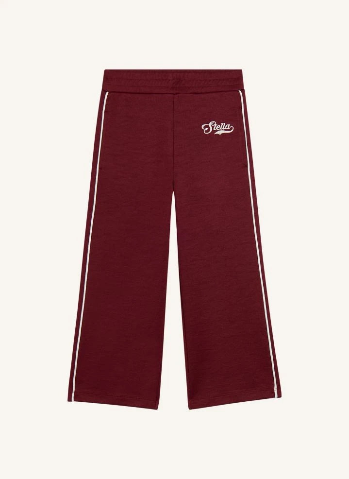 Stella McCartney Kids - Stella Ample Jogger | गहरा लाल