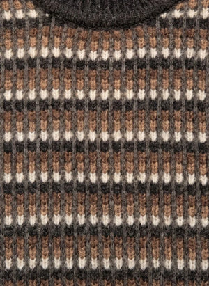 Finger in the nose - Mathis Jakarlı Merino Yün Kazak | Kahverengi