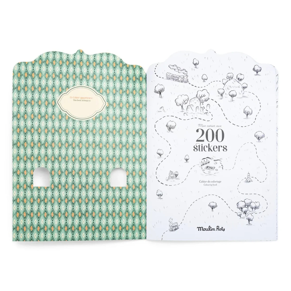 Moulin Roty - स्टिकर बुक - जोजोज़ गैंग