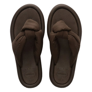 Havaianas - ओवर पफ्ड फ्लिप फ्लॉप | चॉकलेट