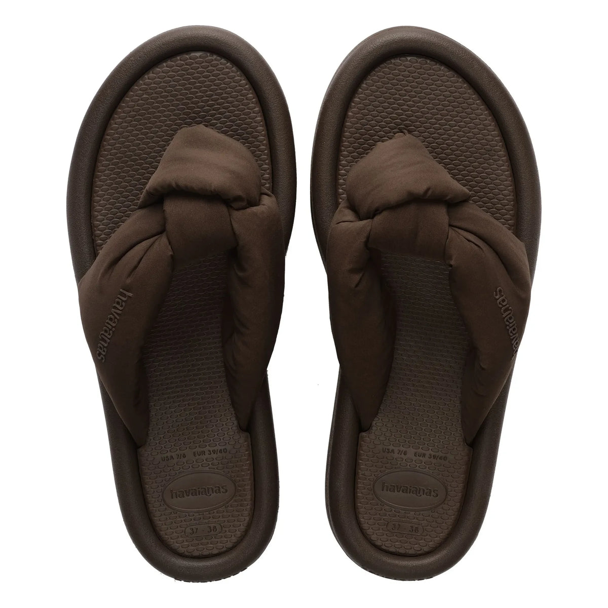 Havaianas - ओवर पफ्ड फ्लिप फ्लॉप | चॉकलेट
