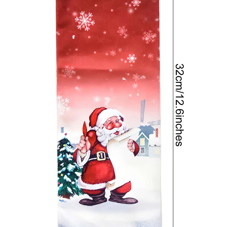 Dinossi - Yılbaşı Noel Baba Şarap Şişesi Giydirme Elbisesi-Dinossi