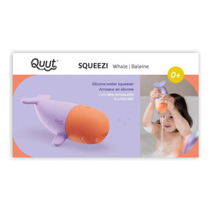 Quut - Squeezi व्हेल बाथ टॉय | लिलाक