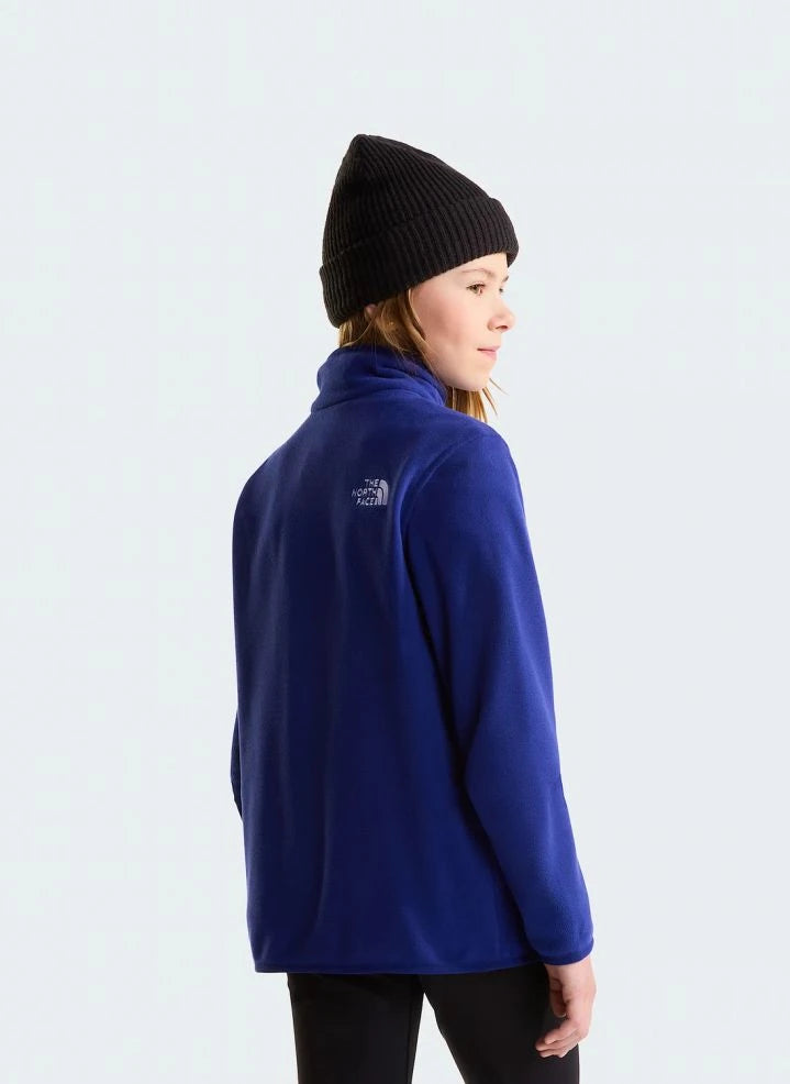 The North Face - Glacier Trucker Tarzı Kapüşonlu Polar | Kraliyet mavisi