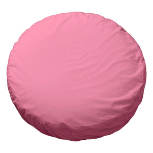 सुइट 702 - ऑर्गेनिक परकेल बिगडॉट राउंड कुशन - पिंक कैंडी | कैंडी पिंक