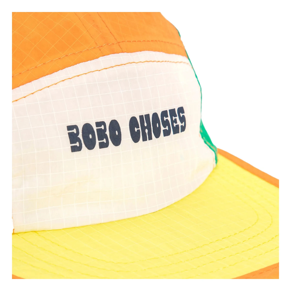 Bobo Choses - कलर-ब्लॉक टोपी | नारंगी