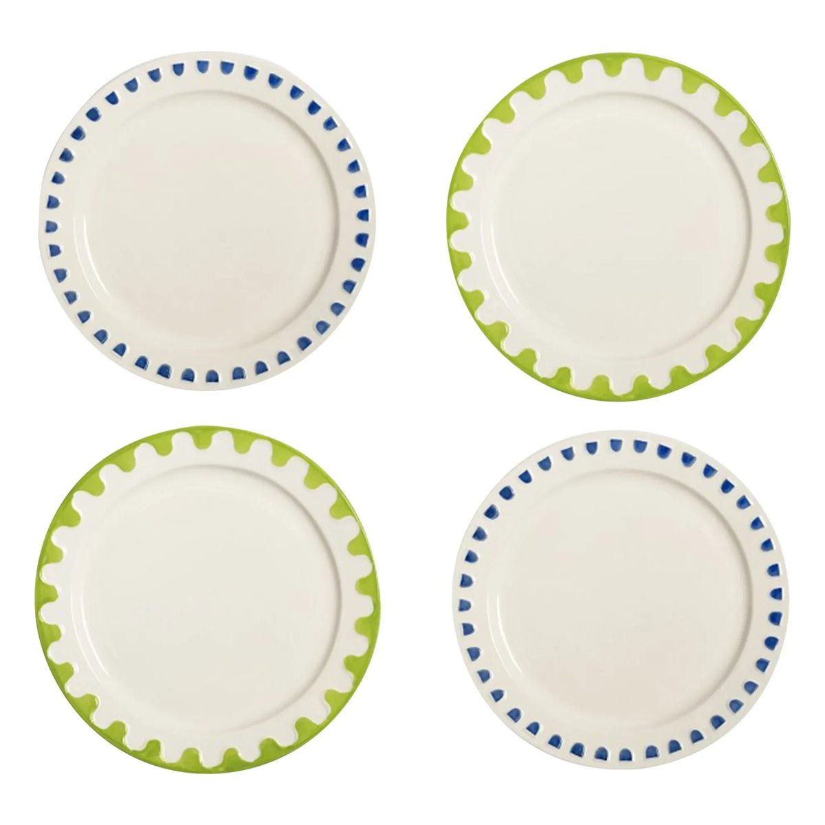 &Klevering - Halk desenli tabaklar - 4'lü set