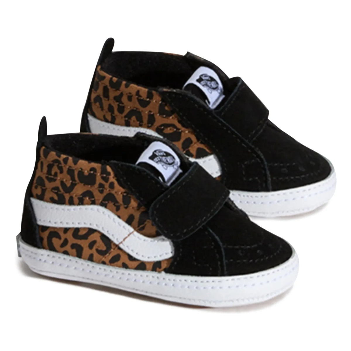 Vans - SK8-Hi Crib लेपर्ड स्क्रैच स्नीकर्स | भूरा