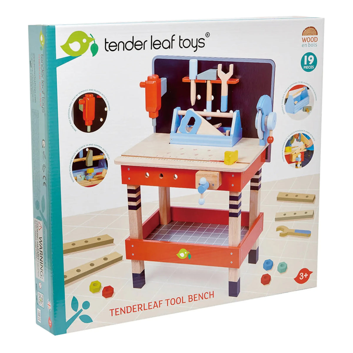 Tender Leaf Toys - लकड़ी का टूल बेंच