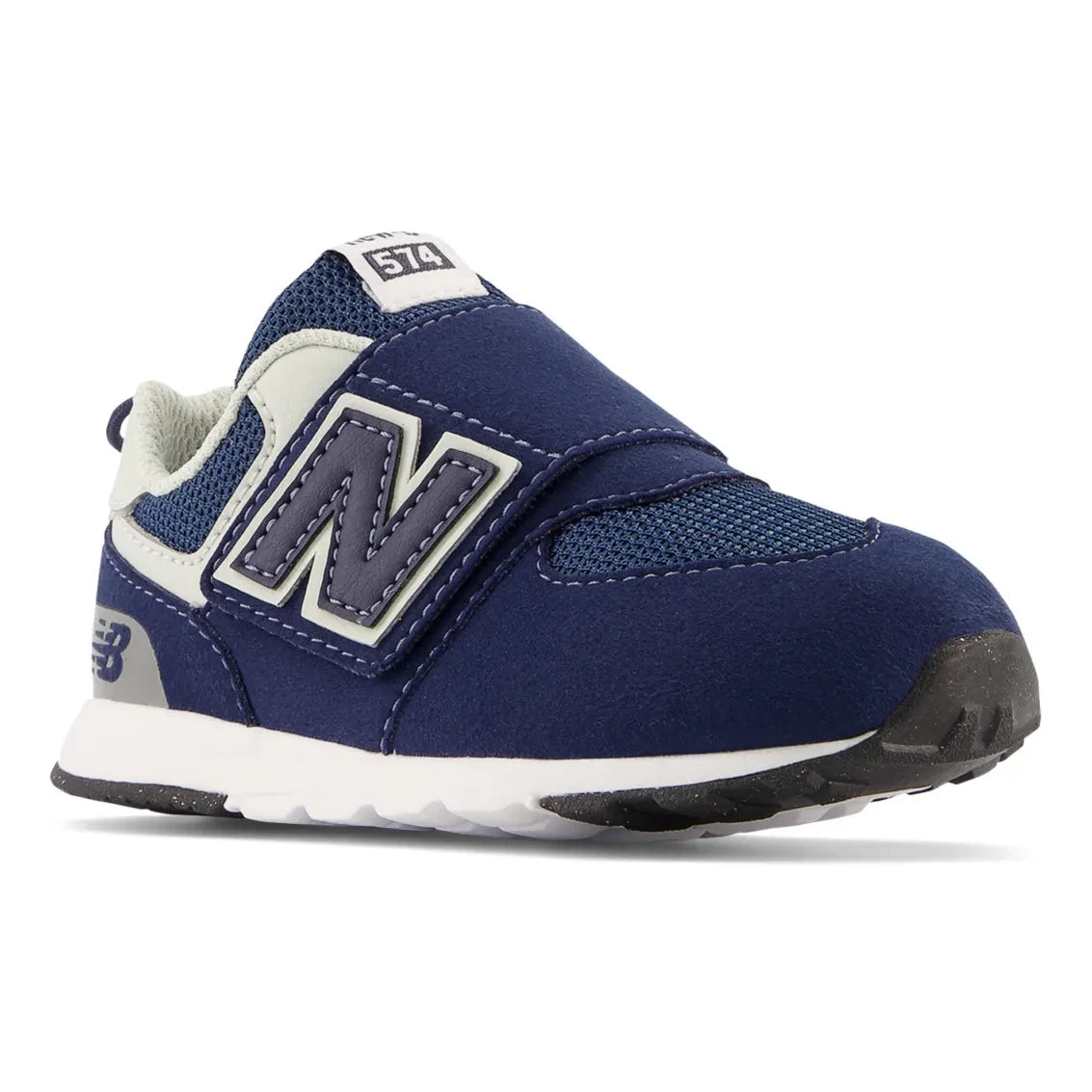 New Balance - 574 New-B वेल्क्रो स्नीकर | नेवी ब्लू
