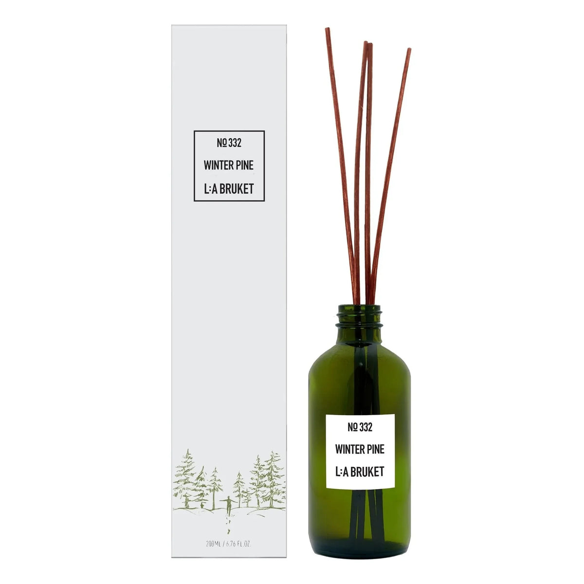 L:A BRUKET - Winter Pine 332 होम डिफ्यूज़र - लिमिटेड एडिशन - 200ml