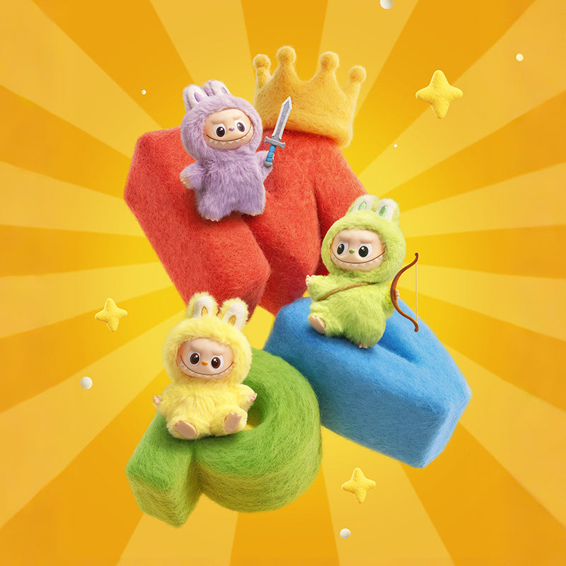 पॉप मार्ट - असली द मॉन्स्टर्स पिन फॉर लव मुलायम चाबी का गुच्छा A-M