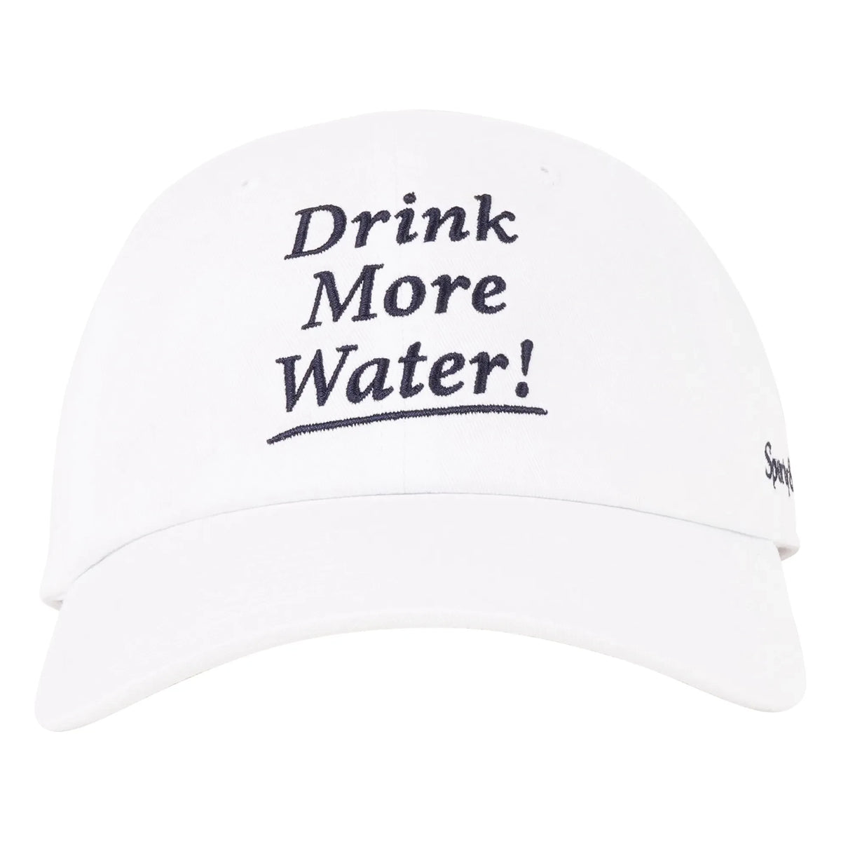 Sporty & Rich - Drink More Water Şapka | Beyaz