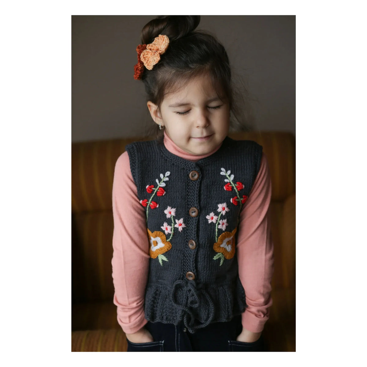 Kalinka - 2'li Poppy Merino Yünü Tığ İşi Çubuk Seti | Kırmızı