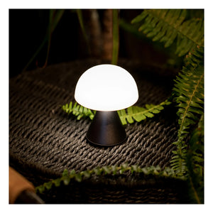 Lexon - Mina Mini LED टेबल लैम्प | स्टील ग्रे