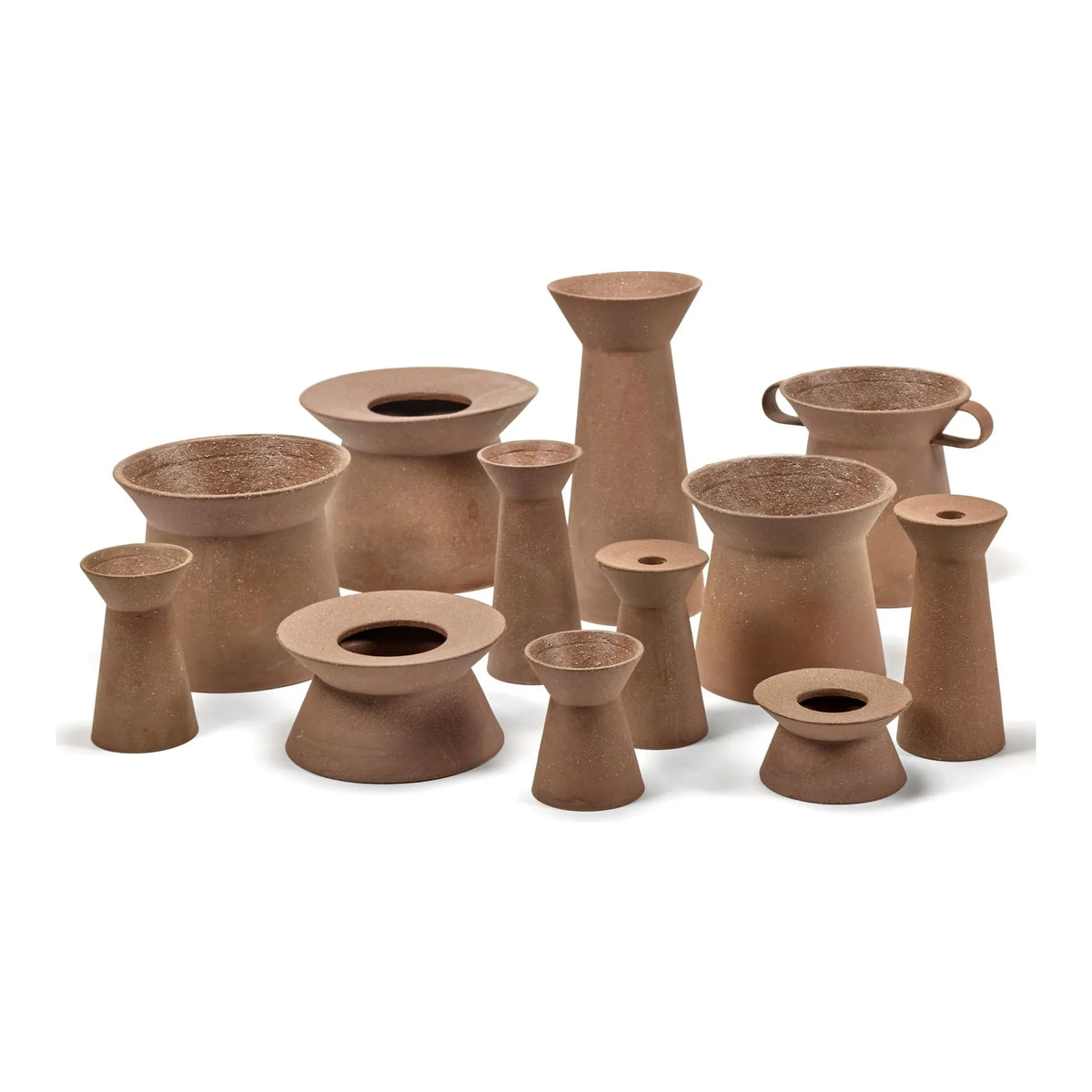 Serax - Stoneware vazo Marie-Ann 02, Marie Michielssen | Tuğla kırmızısı