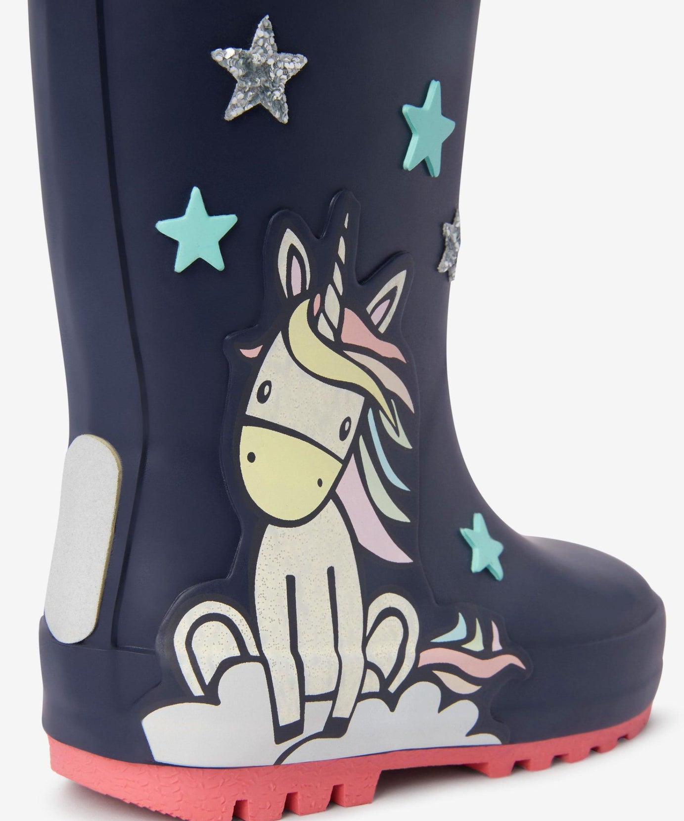 Next - Lacivert Unicorn Kız Çocuk Kışlık ve Yağmur Çizmesi - 30.5-Dinossi
